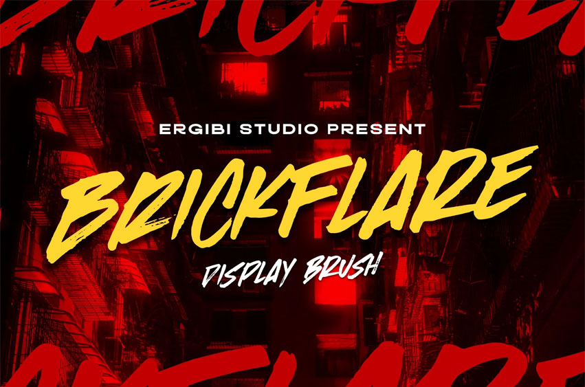 Brickflare Font