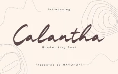 Calantha Font