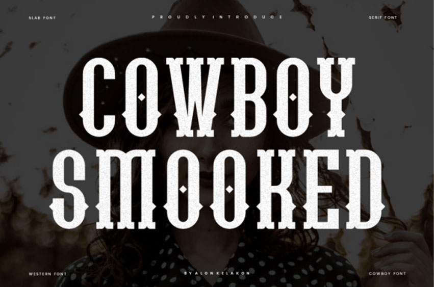 Cowboy Smooked Font