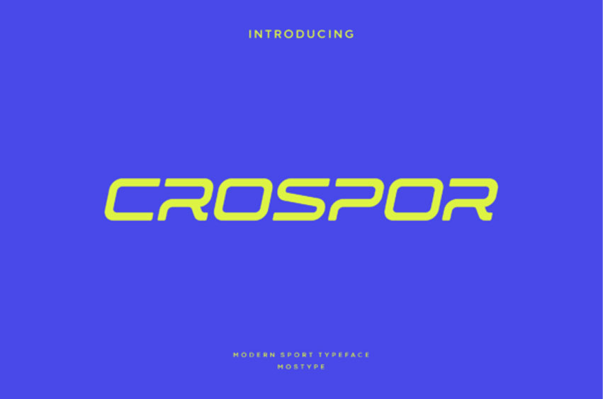 Crospor Font