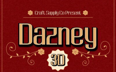 Dazney 3D Font