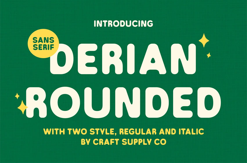 Derian Rounded Font