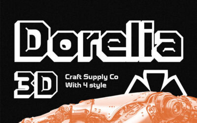 Dorelia 3D Font