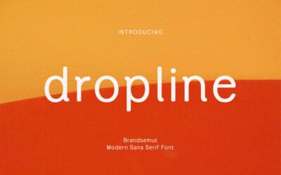 Dropline Font