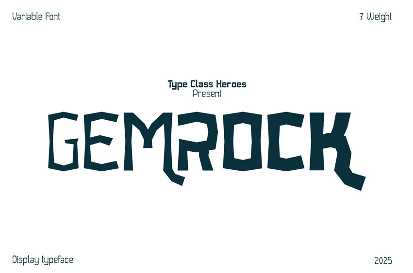 Gemrock Font