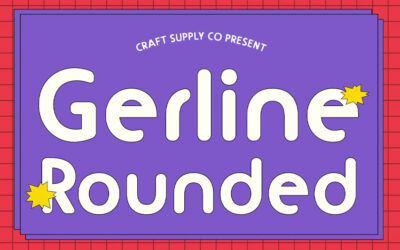 Gerline Rounded Font