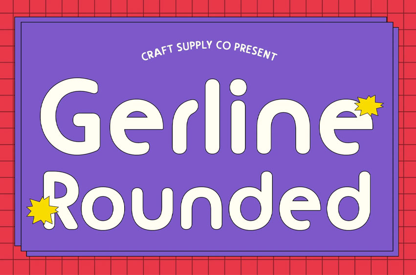 Gerline Rounded Font