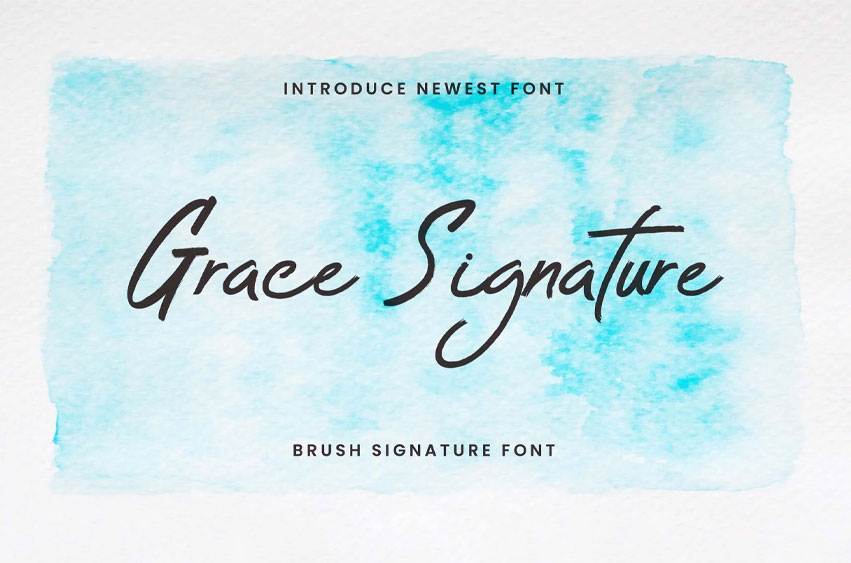 Grace Signature Font