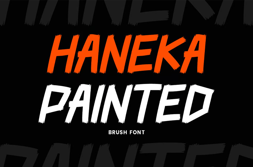 Haneka Painted Font