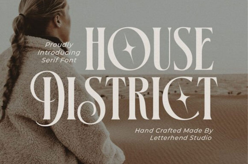 House District Font