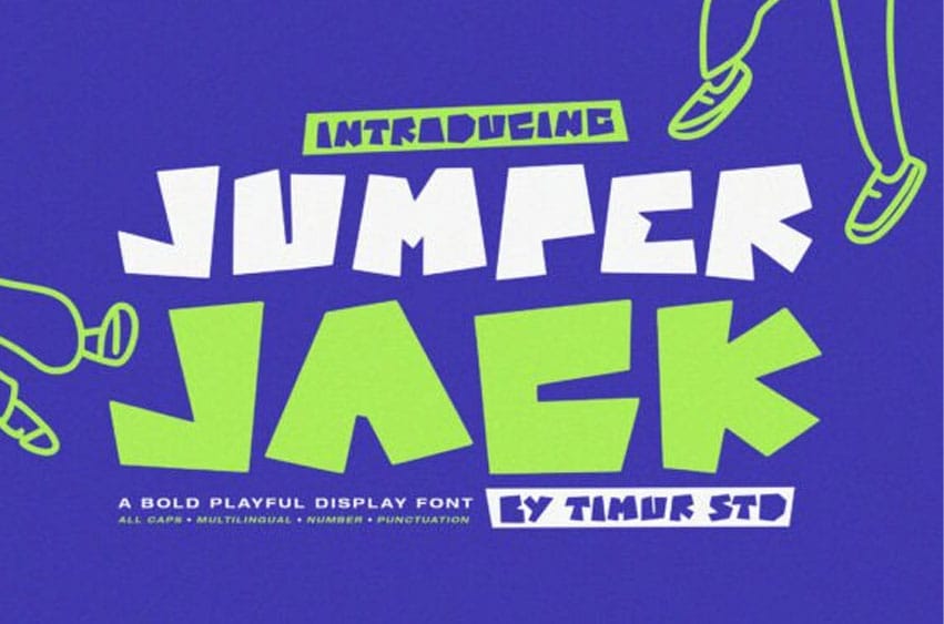 Jumper Jack Font