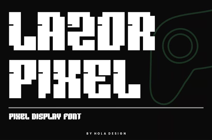 Lazor Pixel Font
