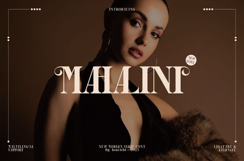 Mahalini Font