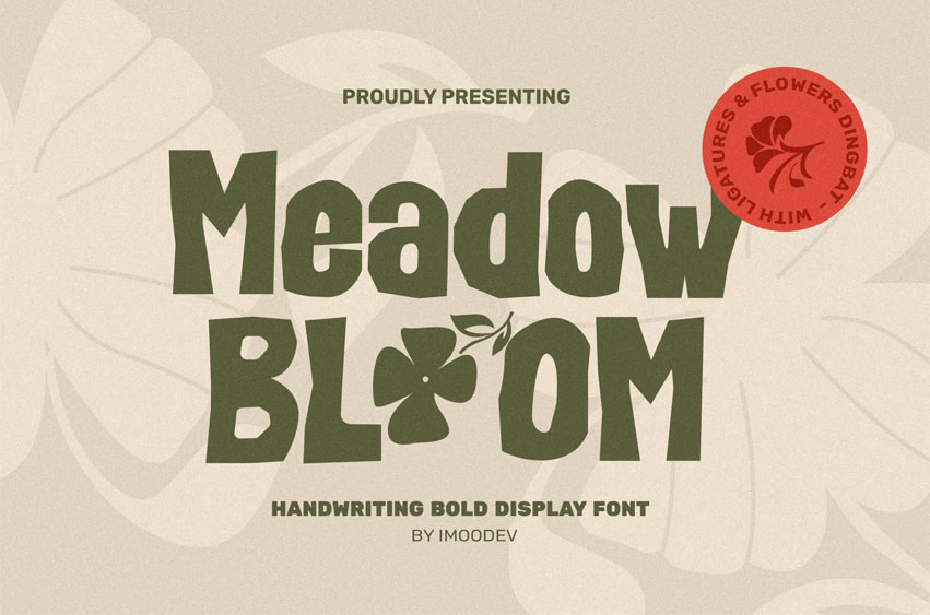 Meadow Bloom Font