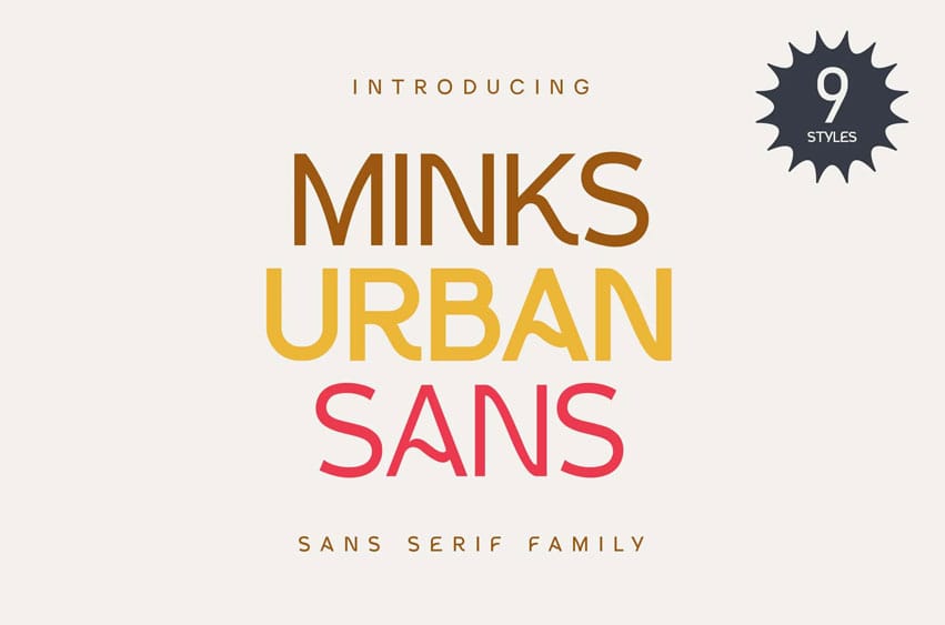 Minks Urban Sans Font