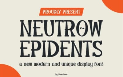 Newtrow Epidents Font