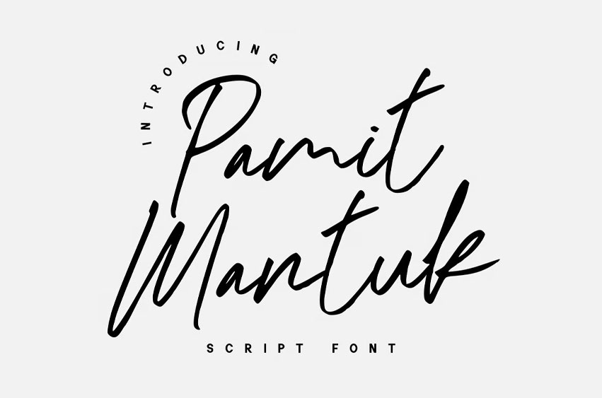 Pamit Mantuk Font