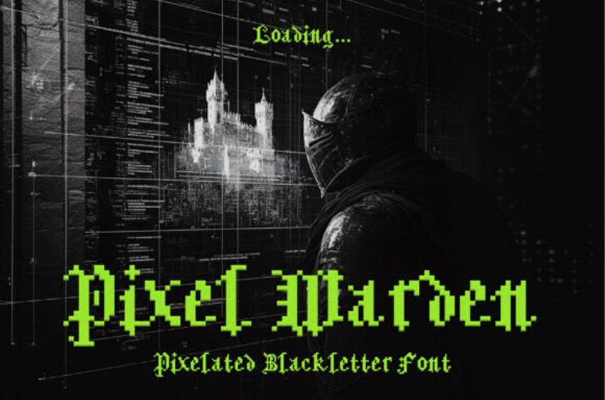 Pixel Warden Font