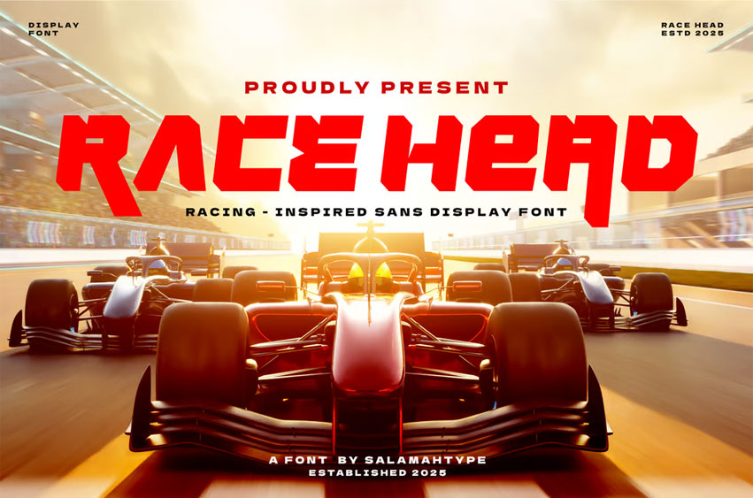 Race Head Font