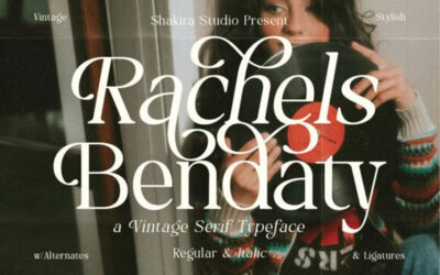 Rachels Bendaty Font