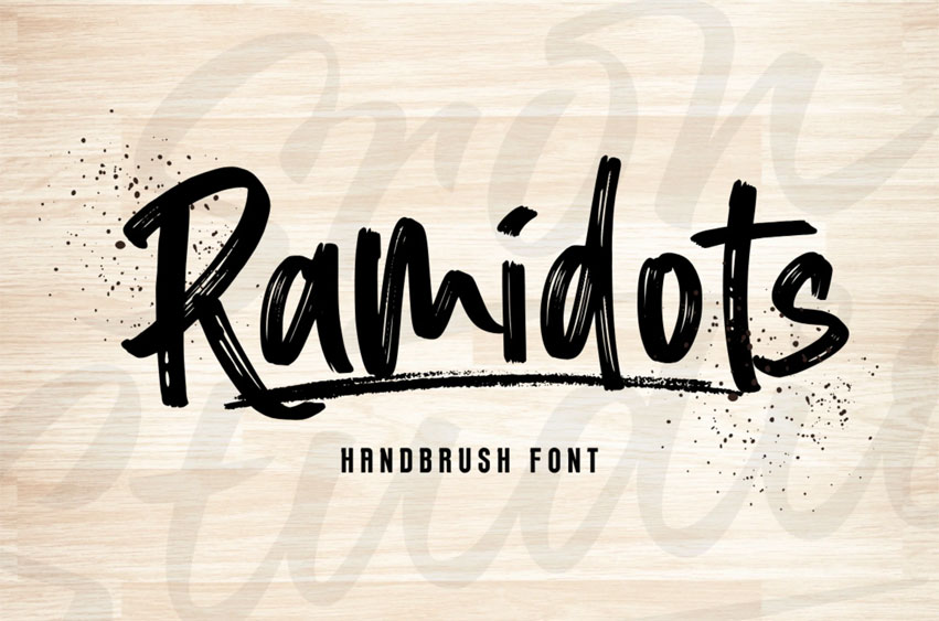 Ramidots Font