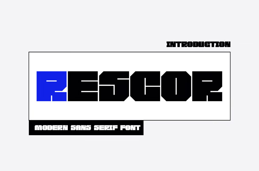 Rescor Font