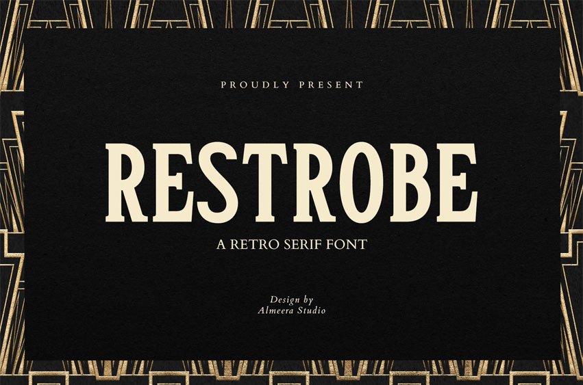 Restrobe Font