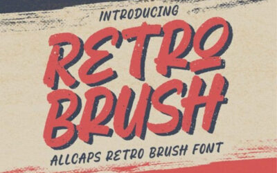 Retro Brush Font