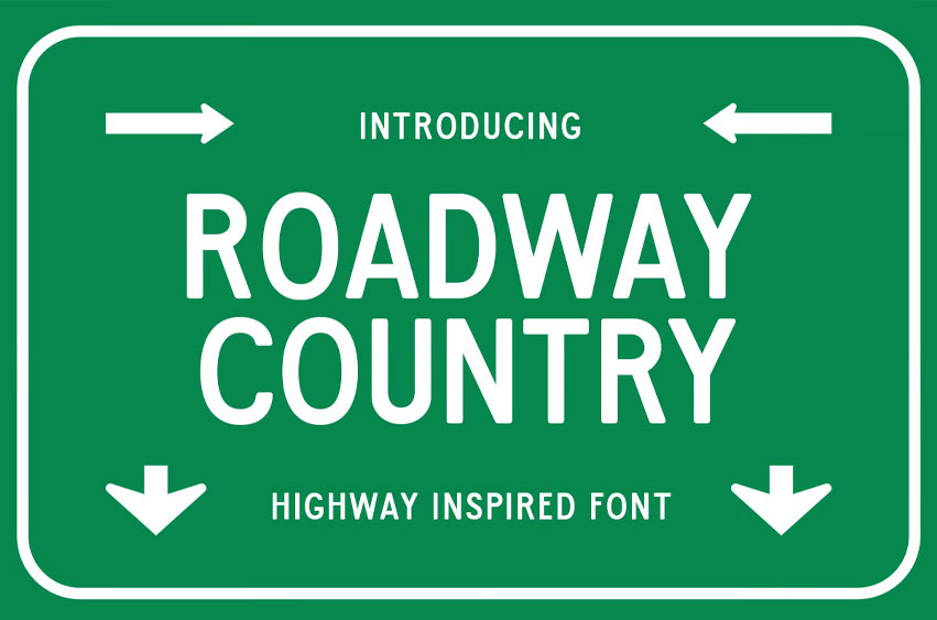 Roadway Country Font