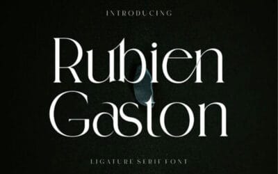 Rubien Gaston Font