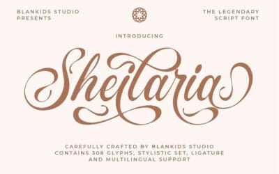 Sheilaria Font