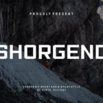 Shorgend Font