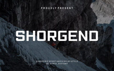 Shorgend Font