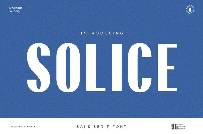 Solice Font