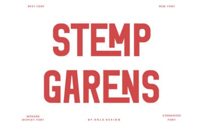 Stemp Garens Font
