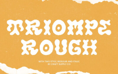 Triompe Rough Font