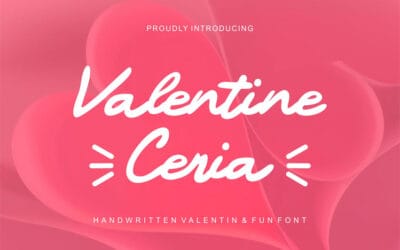 Valentine Ceria Font