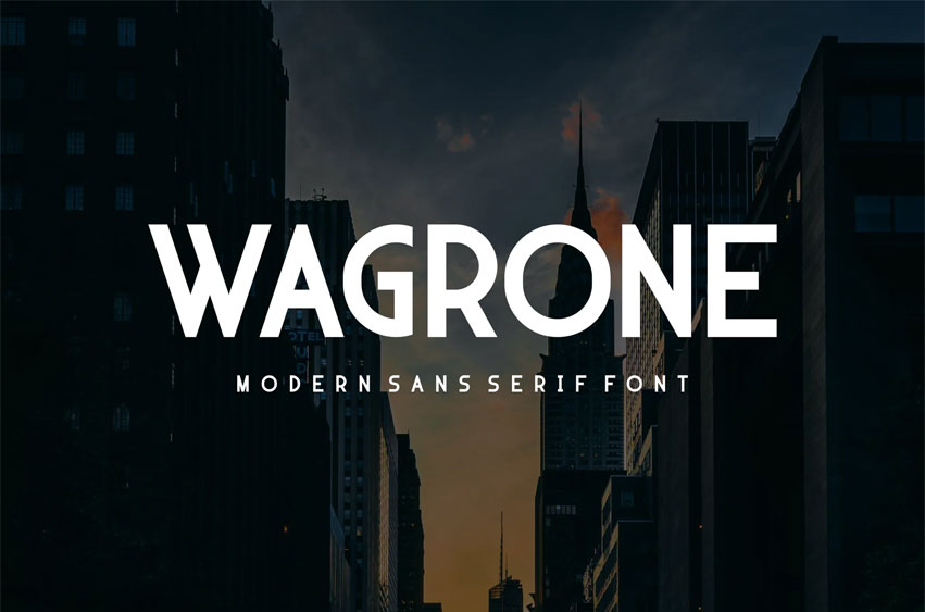 Wagrone Font