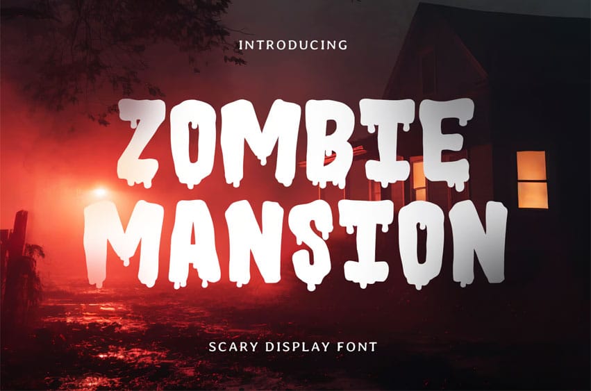 Zombie Mansion Font