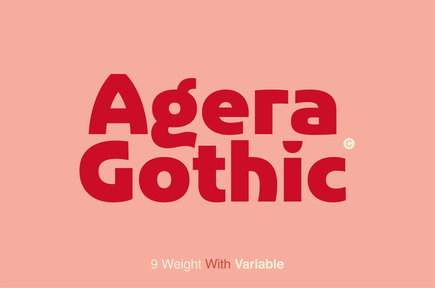 Agera Gothic Font