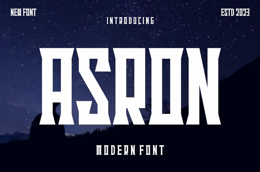 Asron Font