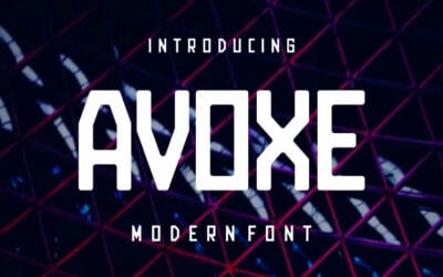 Avoxe Font