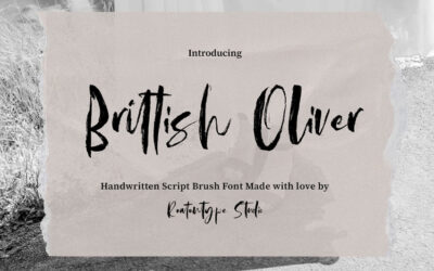 Brittish Oliver Font