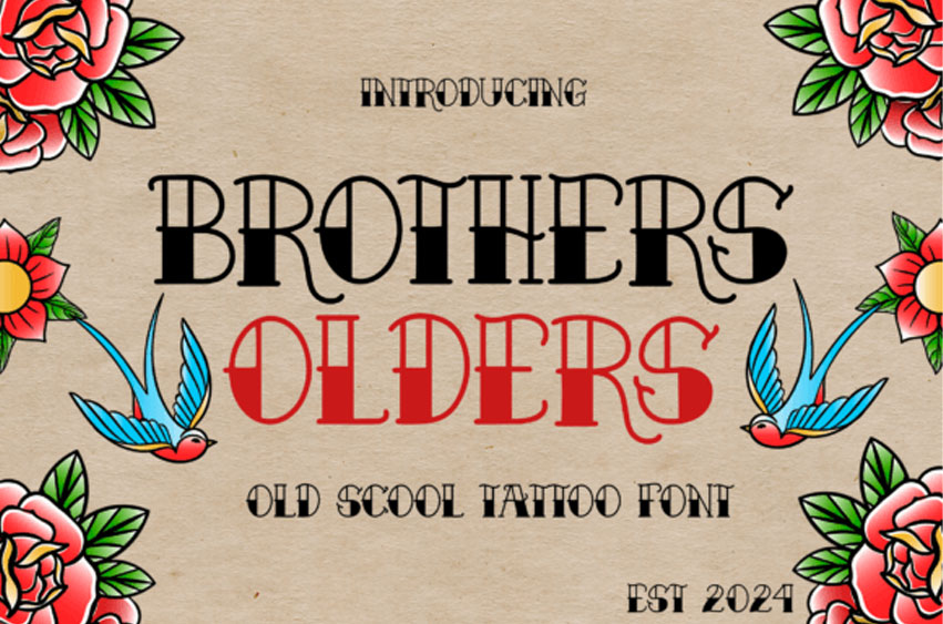 Brothers Olders Font