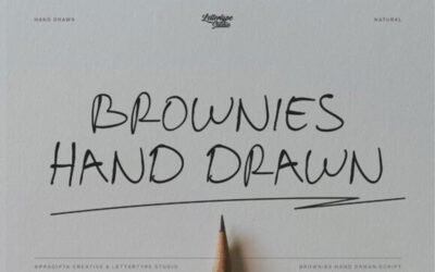 Brownies Handdrawn Font