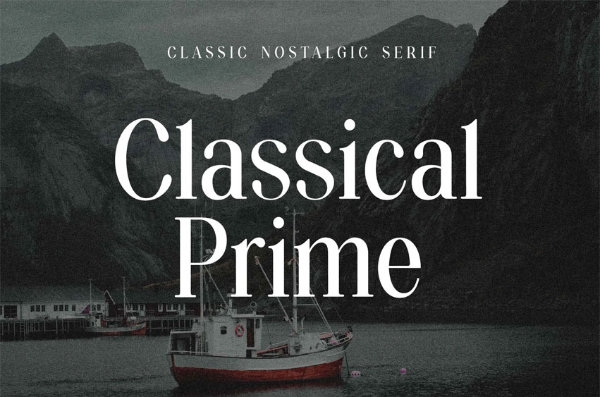 Classical Prime Font