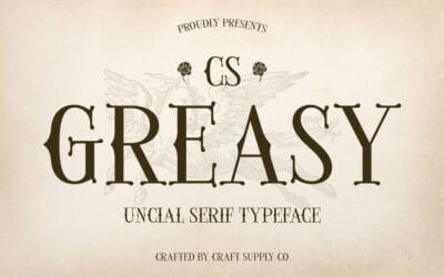 Greasy Font