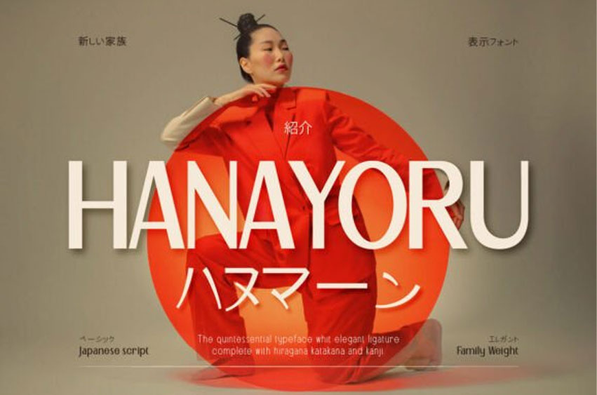 Hanayoru Font