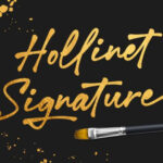 Hollinet Signature Font