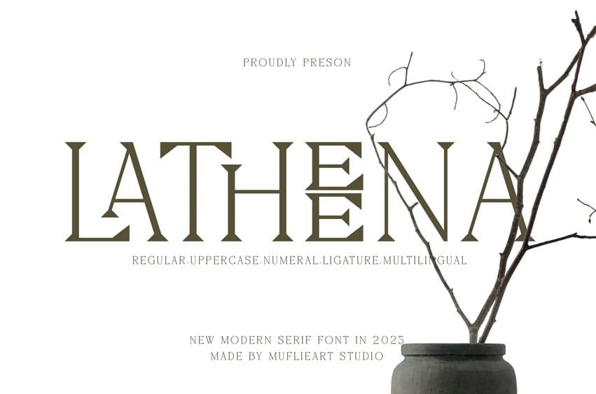 Latheena Font